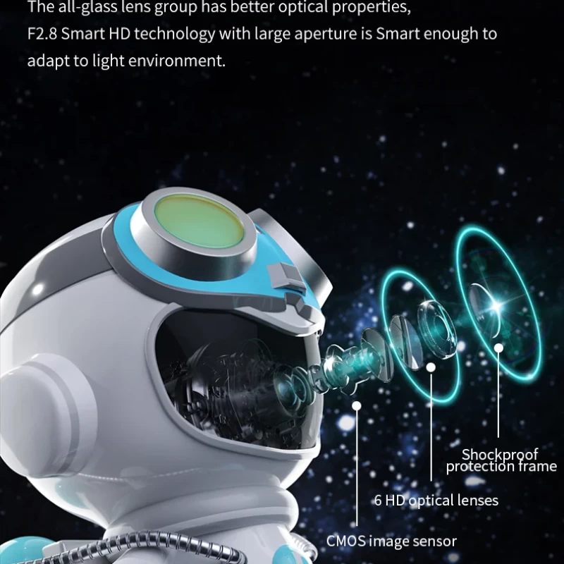 ROBOT Kamara 1080P intelligens otthoni Wifi biztonsági kamera CCTV  kétirányú audio mozgáskövető baba megfigyelő kamera hálózati IP