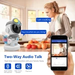 ROBOT Kamara 1080P intelligens otthoni Wifi biztonsági kamera CCTV  kétirányú audio mozgáskövető baba megfigyelő kamera hálózati IP