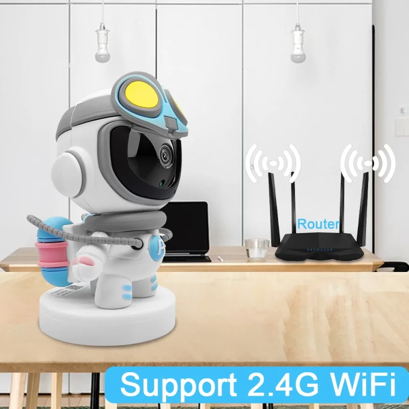 ROBOT Kamara 1080P intelligens otthoni Wifi biztonsági kamera CCTV  kétirányú audio mozgáskövető baba megfigyelő kamera hálózati IP