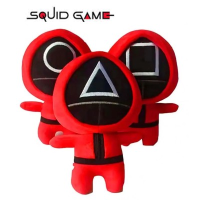 3 db-os Squid Game plüss figura készlet, többszínű, 38 cm