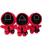 3 db-os Squid Game plüss figura készlet, többszínű, 38 cm