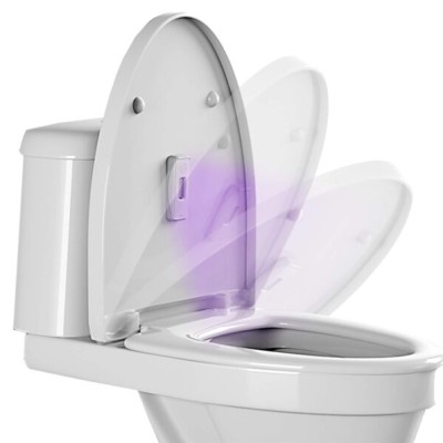 Toalett sterilizáló készülék – wc fedélre ragasztható, intelligens UVC lámpa gemicid hatással