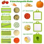 Multifunkcionális szeletelő és aprító 14 részes - VEGGIE SLICER