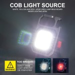 COB LED zseblámpa állvánnyal / akkumulátoros, multifunkciós (W5130)