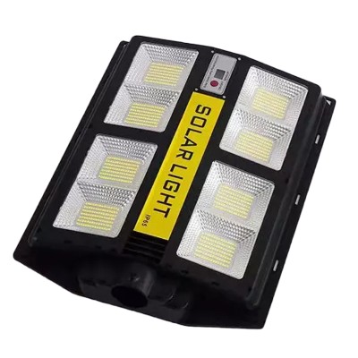 LED térvilágítás távirányítós, napelemes, fény-és mozgásérzékelős utcai szolárlámpa 800W