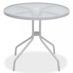 Kerti bútor szett (asztal, 4 szék, napernyő) LETICIA GRAY