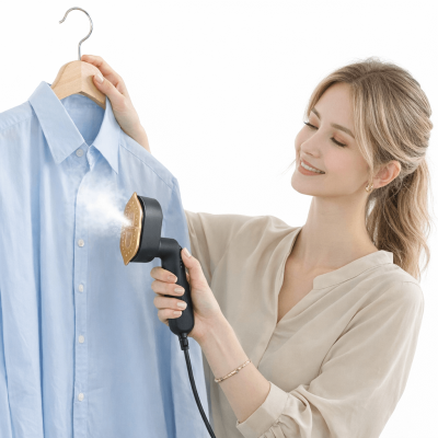 Hordozható gőzölős vasaló – 1000W, 180°-ban forgatható fej - RAF R.1316B