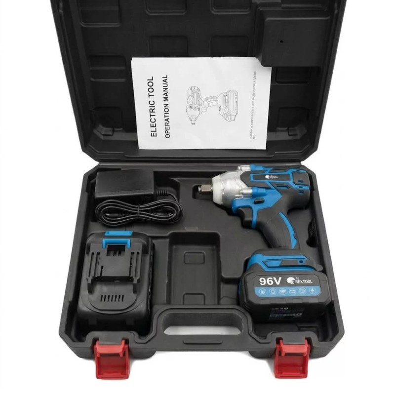 Rextool Dupla Akkumulátoros Ütvecsavarozó – 96V, 1000 Nm (Basic)