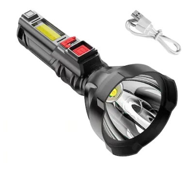 LED zseblámpa - 3 állítható világítási mód / USB-ről tölthető L-830