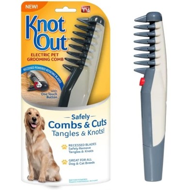 KNOT OUT HÁZI KEDVENC  ELEKTROMOS BIZTONSÁGOS  Csomó eltávolító COMBS & CUTS