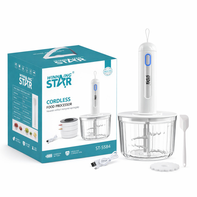 Konyhai Aprítógép Vezeték Nélküli  – Winning Star ST-5584