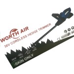 Worth air 36v AKKUMULÁTOROS SÖVÉNYVÁGÓ 41cm