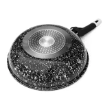 Wok Serpenyő 28 cm – Gránit Bevonattal, Indukciós, ZILNER ZL-7903