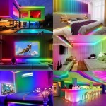 RGB flexibilis neon led szalag, 5 m – Telefonról Vezérelhető