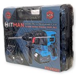 Hitman HT-CDM-7462 3 funkciós fúró-kalapács 62 V SDS Plus rendszerrel két akkuval és töltőkkel