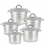 10 részes rozsdamentes edénykészlet – indukciós - Bachmayer BM-15795 Home