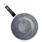 Wok Serpenyő 30 cm – Alumínium, Gránit Bevonattal Indukciós - ZILNER ZL-7904