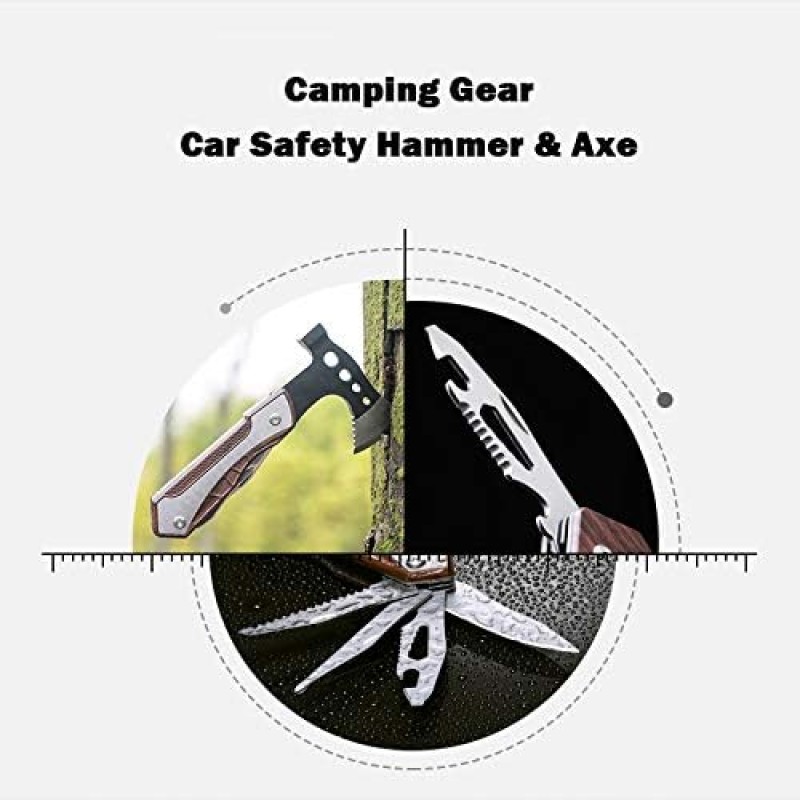 Traveler 10 funkciós multifunkciós balta – rozsdamentes acél multitool