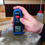 FERREX GT-FM-05 Digitális Nedvességmérő (99495)  Anyagnedvesség mérő fa, fal és építőanyagokhoz