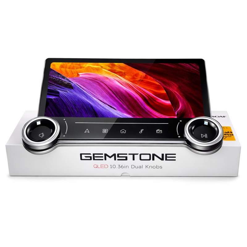 SOAK GEMSTONE QLED 10.36” Autós Multimédiás Fejegység – Dual Knobs, 8GB RAM, 64GB ROM