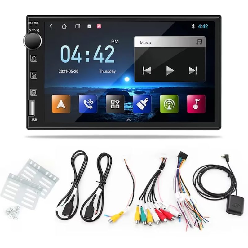 SOAK SK-717CP 7" autós multimédia fejegység – 4GB RAM, GPS, Android Auto / CarPlay