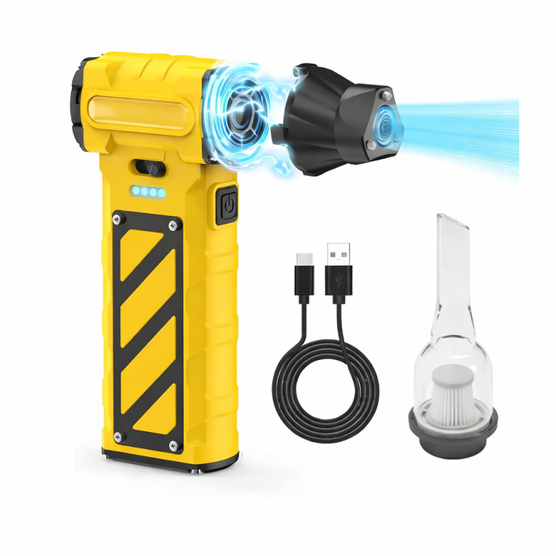 Turbo Fan Jet Kézi Légfúvó Ventilátor és Porszívó – 110 000 RPM, 8000 mAh