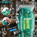VGR V-660 Professzionális Vezeték Nélküli Hajnyíró LCD Kijelzővel