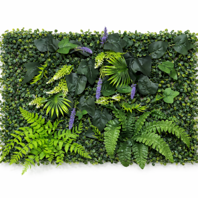 Műnövény Falpanel 60x40 cm – Tropical Fern Mix