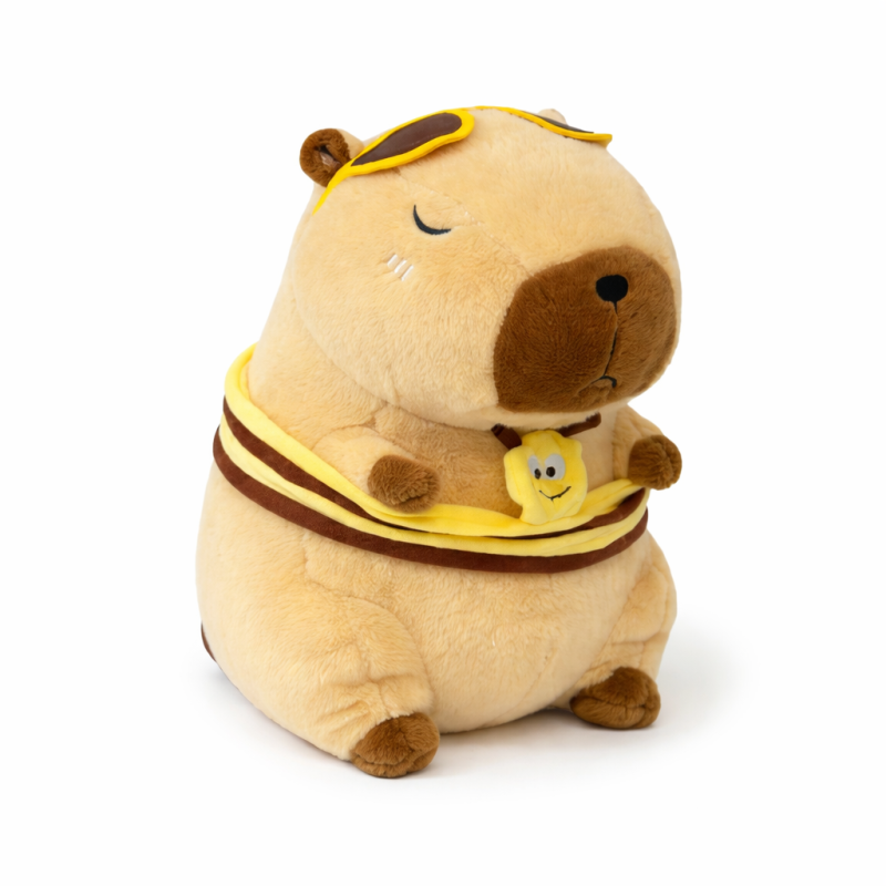 Méhecskés Capybara Plüss – 35 cm
