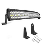 Autós LED fényhíd reflektor munkalámpa ívelt 130cm 325db LED 980W