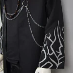 K-POP stílusú sötét varázsló / démonvadász jelmez fiúknak – kalappal