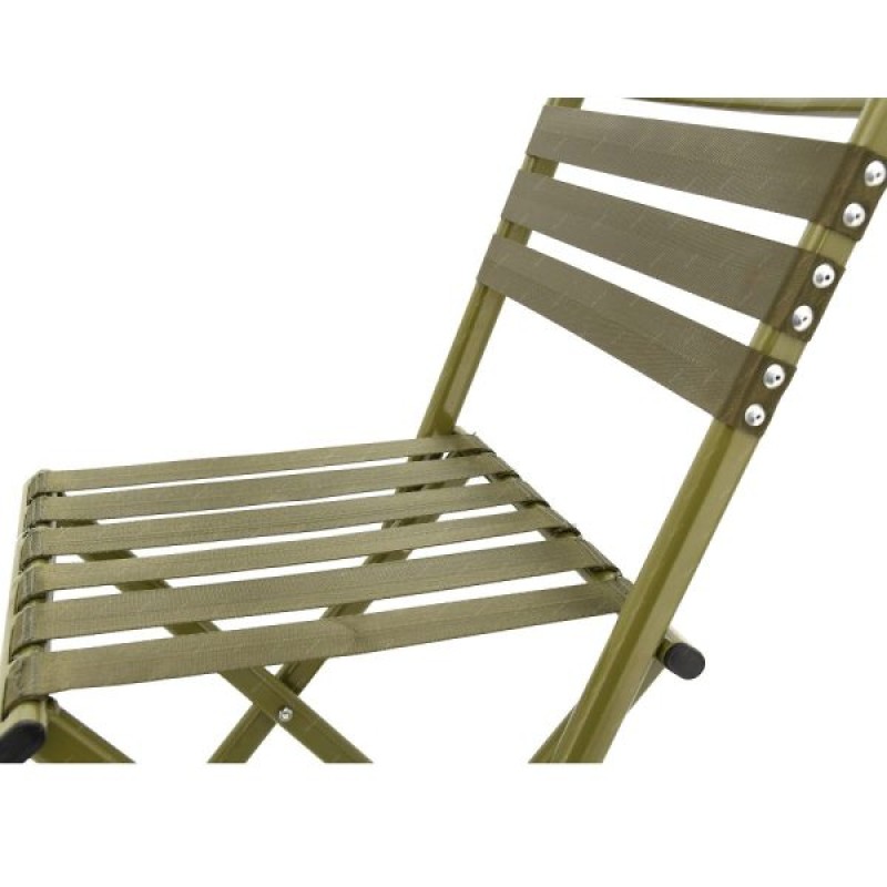 2in1 szék és sámli, összecsukható kempingszék fém kerettel – horgász szék