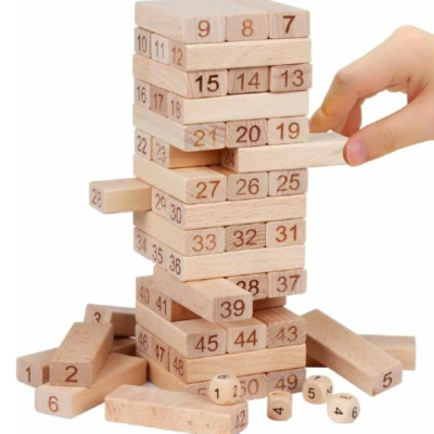 51 darabos jenga társasjáték