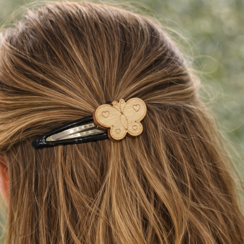 Mintás Komodo hajcsat - 2db