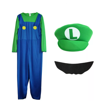 Super Mario Luigi farsangi jelmez