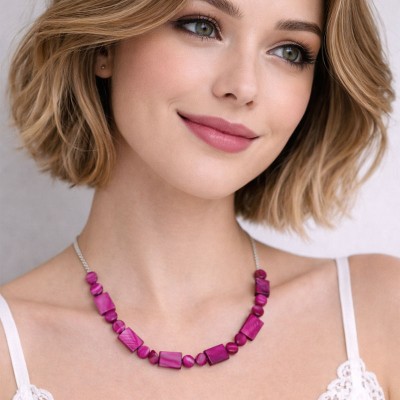 Rózsaszín nyaklánc