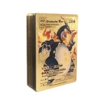 Pokemon  kártya készlet, Gold 25 db vizallo plasztik kartya Trading Card Game Waterproof Plastic