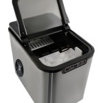 Jégkocka készítő gép 120 W – 12 kg/nap, 2,2 l, ezüst , Ruhhy K5537