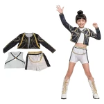 Rummi jelmez – K-POP fellépő ruha gyerekeknek | Modern táncos kosztüm