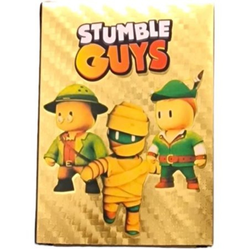 STUMBLE GUYS 55 db arány kártya készlet - Limitált kiadás Vízálló plasztik kártya