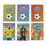 Focisták 10 színes kártya készlet - World Football Stars - limitált kiadás vizallo plasztik kártya Waterproof Plastic