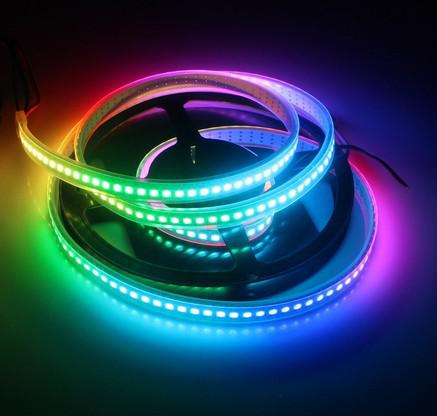 Öntapadós LED Szalag Beltéri - Kültéri Ledsorok RGB 12V, 5m, szinváltós 60 leds ip65 ( LuxRay )