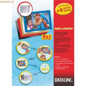 Dataline prémium fotópapír képeslap 10x15 5db/cs egyedi képeslapok díszítő keretek 57019
