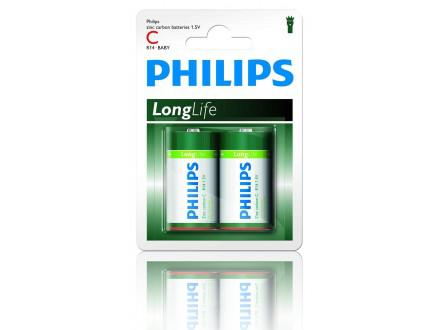 Philips R14 LongLife 2db/cs