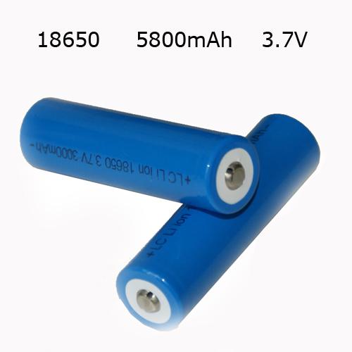 RECHARGEABLE LI-ION 18650 BATTERY 5800mAh 3.7V /db