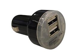 Mini Car-Charger adapter 2.1A (Dual USB) szivargyújtó töltő iPod / iPhone / iPad &amp; Other