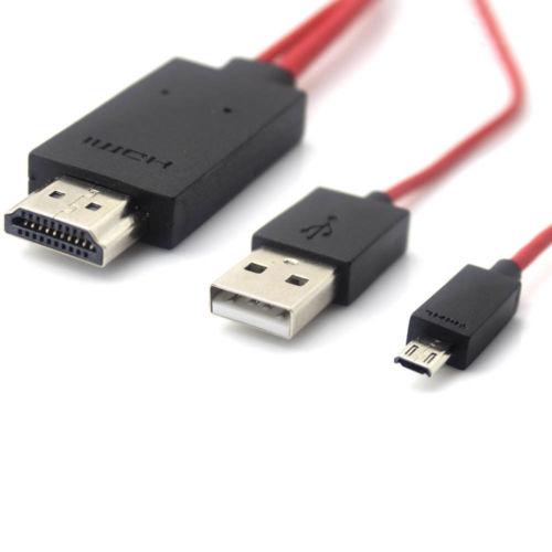 Micro USB to HDMI TV AV Cable Adapter HDTV for Samsung Galaxy S3/S4/Note 2 
