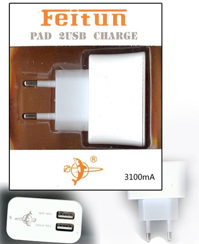 FEITUN AG00034 ( PAD Usb2 ac Charger) Usb hálózati töltő 3100mA