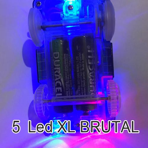 Mágikus autó, 5 LED-es Brutál XL  ( Magic Tracks  5 LED-es Brutál XL Size )