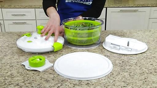 APRÍTÓ KÉSZLET SALÁTÁKHOZ , SALAD SPINNER MANDOLINE SLICER 4-in-1 Salad